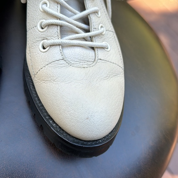 Jimmy Choo London Combat Cream Boots - Picture 10 of 11